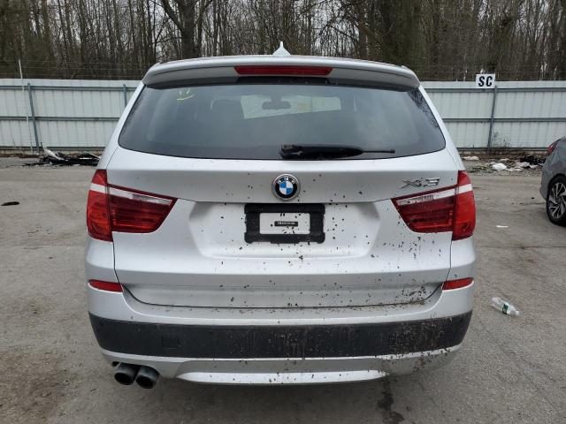 5UXWX9C50D0A19415 - 2013 BMW X3 XDRIVE28I SILVER photo 6