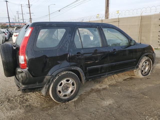 JHLRD68596C013435 - 2006 HONDA CR-V LX BLACK photo 3