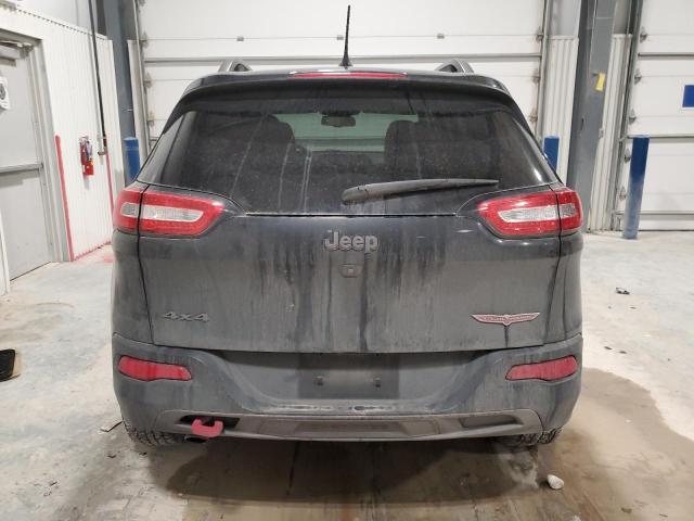 1C4PJMBB8FW581125 - 2015 JEEP CHEROKEE TRAILHAWK BLACK photo 6