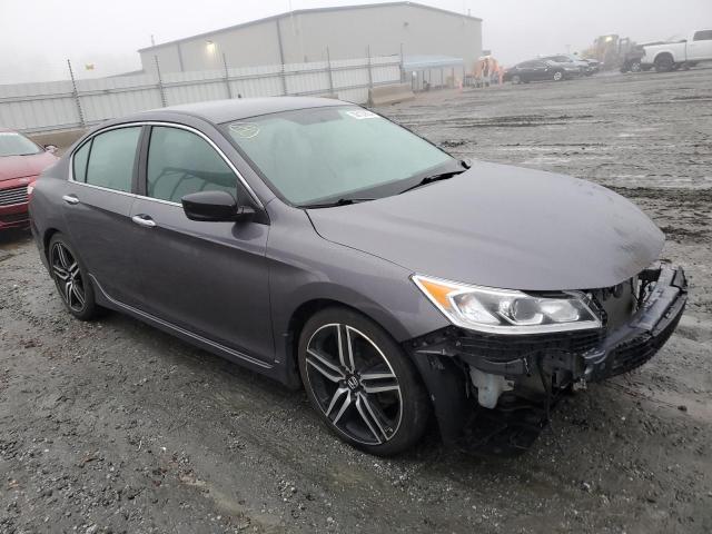 1HGCR2F15HA148683 - 2017 HONDA ACCORD SPORT SPECIAL EDITION GRAY photo 4