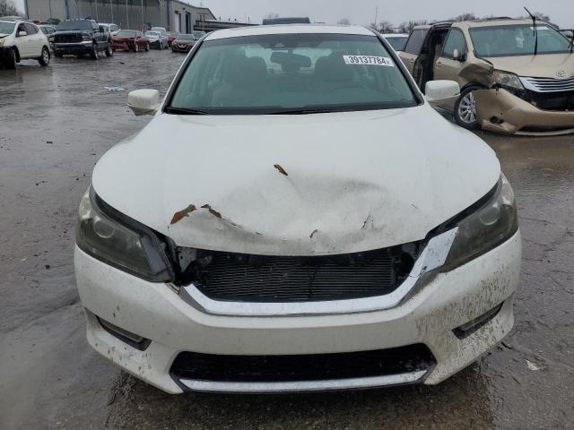 1HGCR3F8XDA015222 - 2013 HONDA ACCORD EXL WHITE photo 5