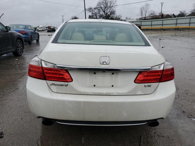 1HGCR3F8XDA015222 - 2013 HONDA ACCORD EXL WHITE photo 6