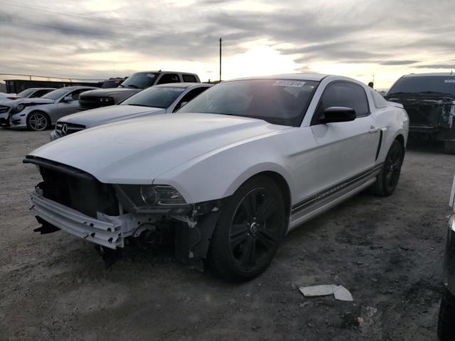 1ZVBP8AM5E5210315 - 2014 FORD MUSTANG WHITE photo 1