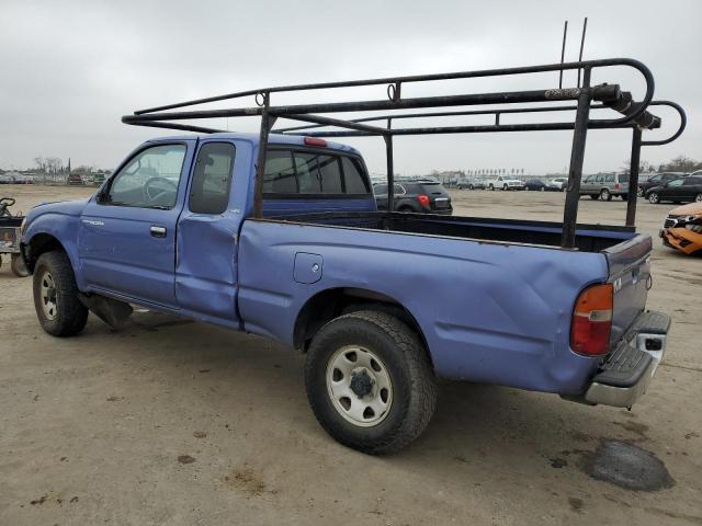 4TAWN72N3YZ626819 - 2000 TOYOTA TACOMA XTRACAB BLUE photo 2