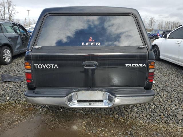 4TANL42N0WZ086987 - 1998 TOYOTA TACOMA BLACK photo 6