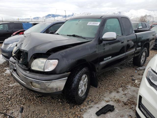 5TBRT3411YS015062 - 2000 TOYOTA TUNDRA ACCESS CAB შავი ფოტო 1
