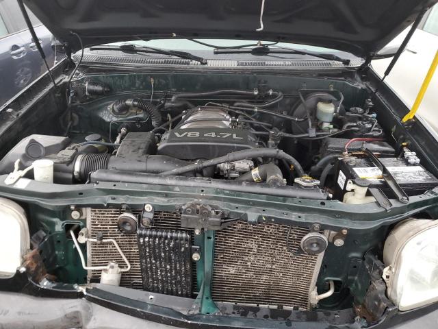 5TBRT3411YS015062 - 2000 TOYOTA TUNDRA ACCESS CAB შავი ფოტო 11