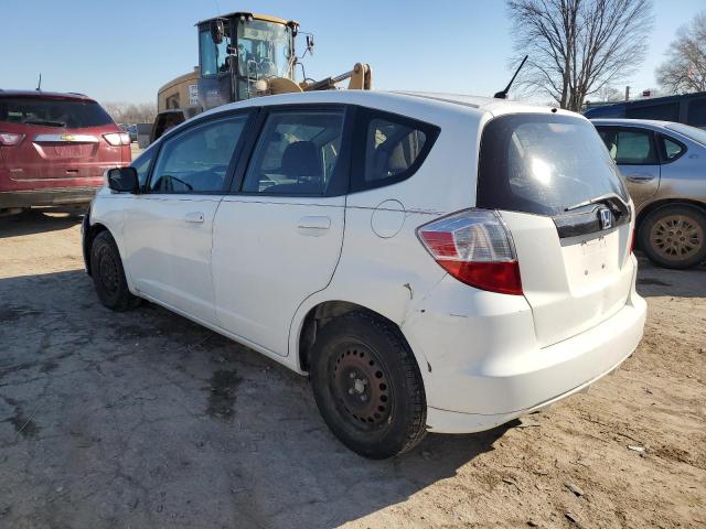 JHMGE8H34CC039155 - 2012 HONDA FIT WHITE photo 2