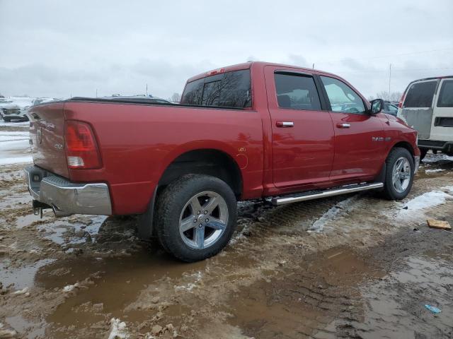 1D7RV1CT2AS217243 - 2010 DODGE RAM 1500 RED photo 3