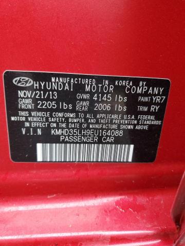 KMHD35LH9EU164088 - 2014 HYUNDAI ELANTRA GT RED photo 12