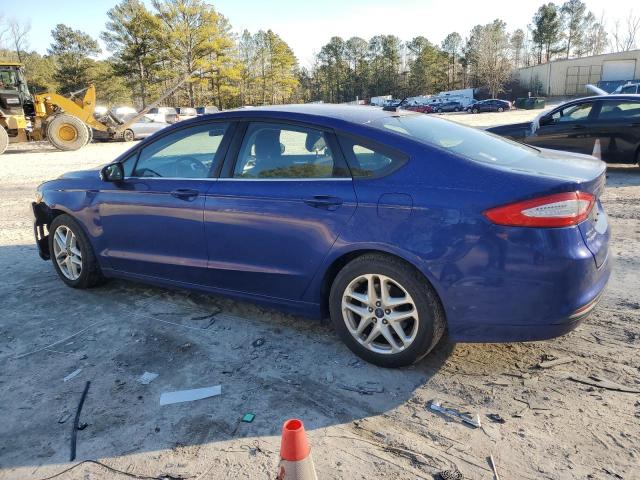 3FA6P0H74DR211348 - 2013 FORD FUSION SE BLUE photo 2