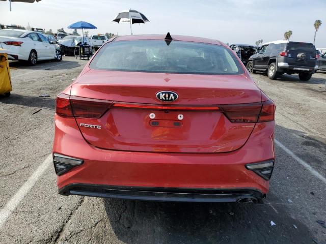 3KPF24AD4KE009985 - 2019 KIA FORTE FE RED photo 6