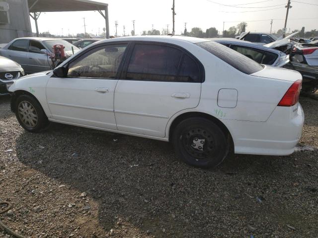 2HGES16584H523648 - 2004 HONDA CIVIC LX WHITE photo 2