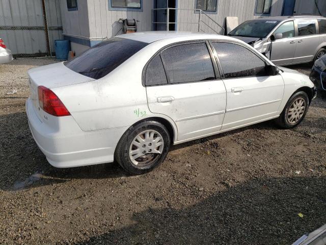 2HGES16584H523648 - 2004 HONDA CIVIC LX WHITE photo 3