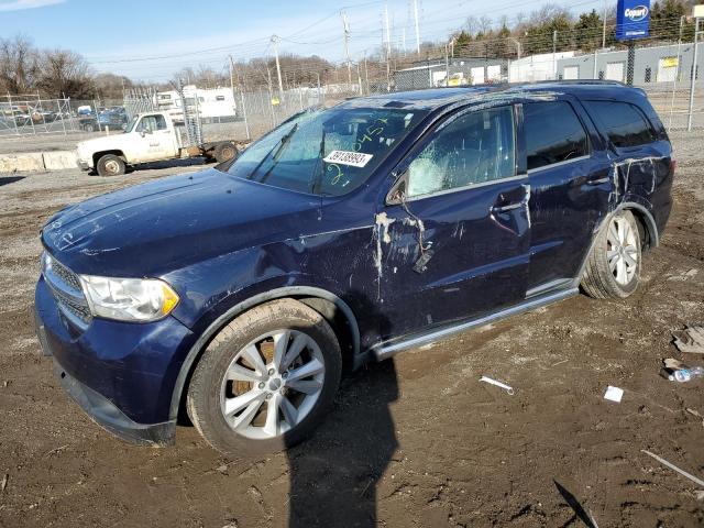 1C4RDHDG2CC182773 - 2012 DODGE DURANGO CREW BLUE photo 1