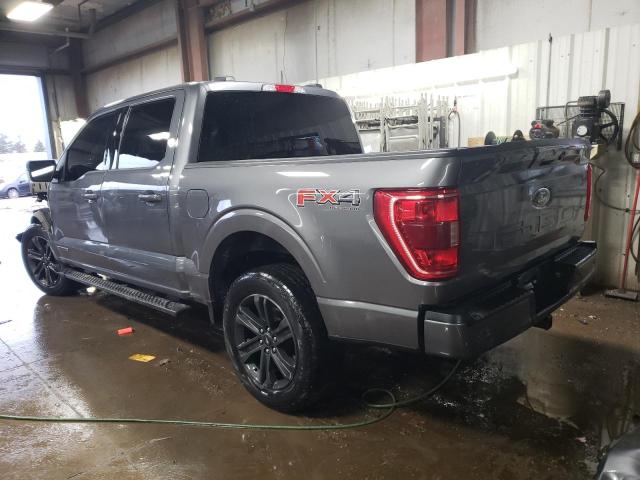 1FTFW1ED5MFC85985 - 2021 FORD F150 SUPERCREW GRAY photo 2