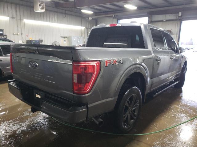 1FTFW1ED5MFC85985 - 2021 FORD F150 SUPERCREW GRAY photo 3