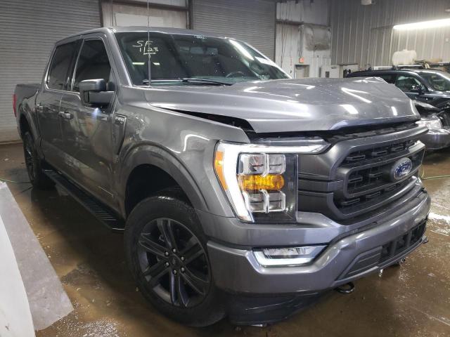 1FTFW1ED5MFC85985 - 2021 FORD F150 SUPERCREW GRAY photo 4