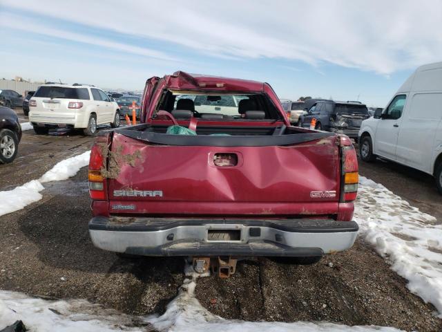 2GTEK13TX61214003 - 2006 GMC NEW SIERRA K1500 BURGUNDY photo 6