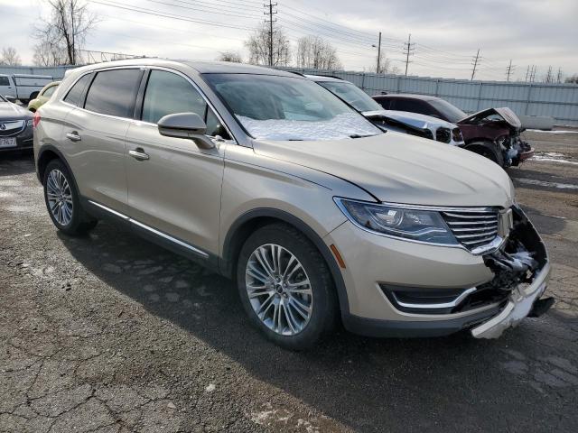 2LMPJ8LR5HBL48780 - 2017 LINCOLN MKX RESERVE Ոսկեգույն լուսանկար 4