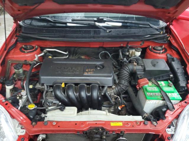 2T1KR30E26C610038 - 2006 TOYOTA COROLLA MA XR RED photo 11