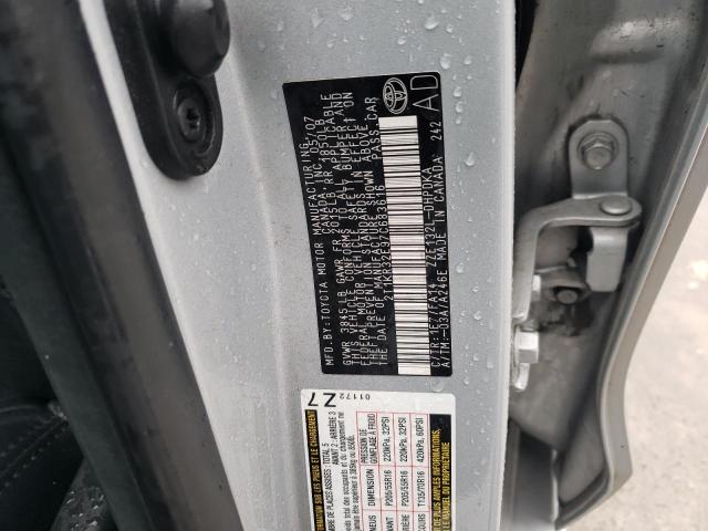 2T1KR32E97C683616 - 2007 TOYOTA COROLLA MA XR SILVER photo 12