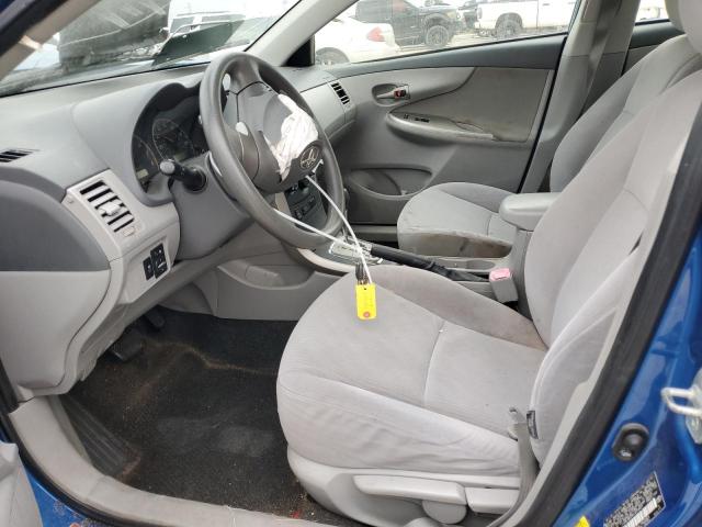 JTDBU4EE8AJ073931 - 2010 TOYOTA COROLLA BASE BLUE photo 7