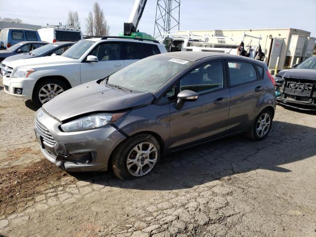 3FADP4EJ9EM107838 - 2014 FORD FIESTA SE GRAY photo 1