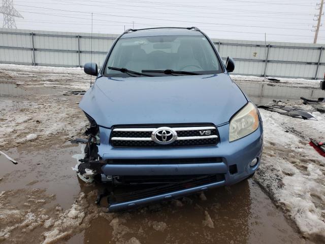 JTMBK31VX86040867 - 2008 TOYOTA RAV4 LIMITED BLUE photo 5