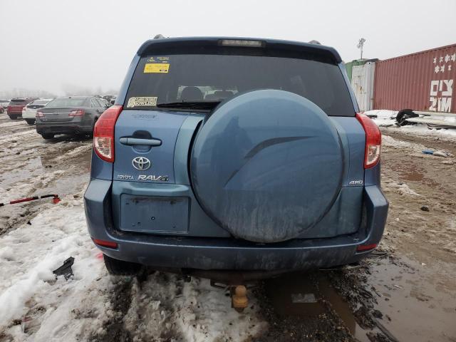 JTMBK31VX86040867 - 2008 TOYOTA RAV4 LIMITED BLUE photo 6