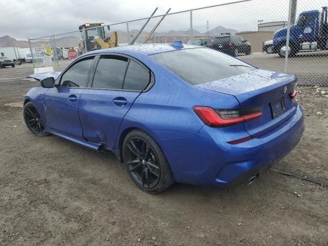 3MW5R1J01M8B92327 - 2021 BMW 330I BLUE photo 2