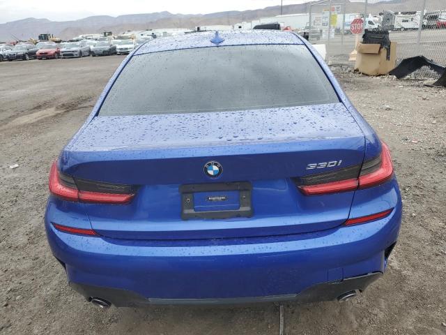 3MW5R1J01M8B92327 - 2021 BMW 330I BLUE photo 6