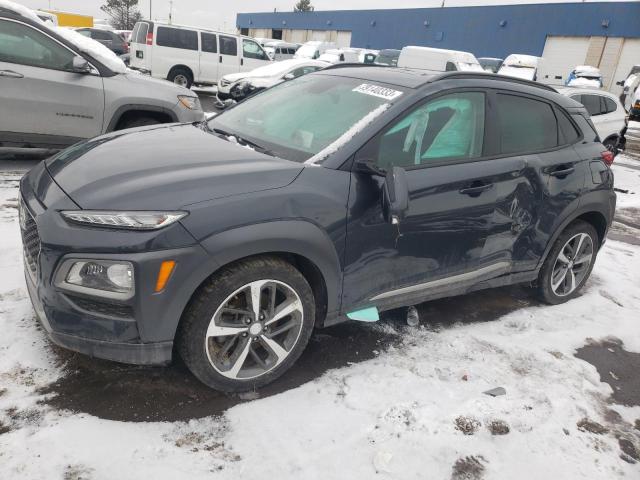 KM8K53A50KU199287 - 2019 HYUNDAI KONA ULTIMATE GRAY photo 1