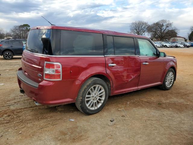 2FMHK6C88JBA22213 - 2018 FORD FLEX SEL RED photo 3