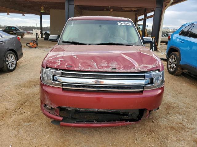 2FMHK6C88JBA22213 - 2018 FORD FLEX SEL RED photo 5