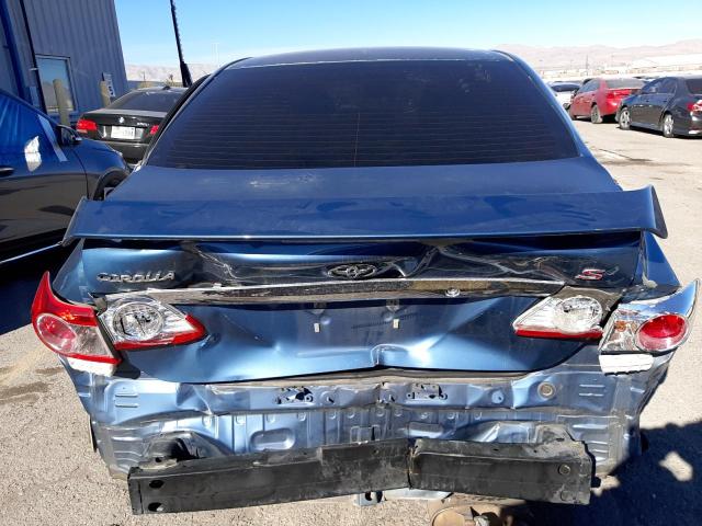 5YFBU4EE3DP178957 - 2013 TOYOTA COROLLA BASE BLUE photo 6