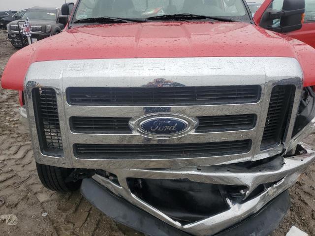 1FTSX21519EA74876 - 2009 FORD F250 SUPER DUTY RED photo 11