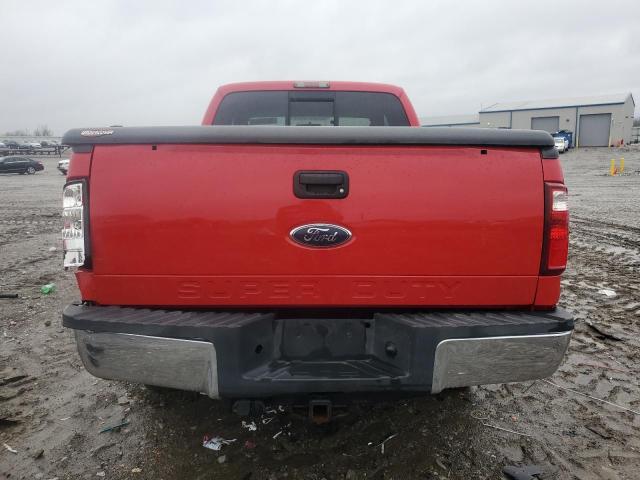 1FTSX21519EA74876 - 2009 FORD F250 SUPER DUTY RED photo 6