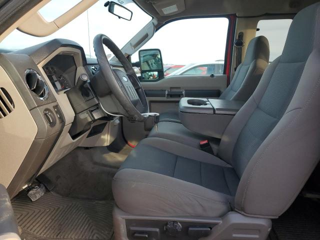 1FTSX21519EA74876 - 2009 FORD F250 SUPER DUTY RED photo 7
