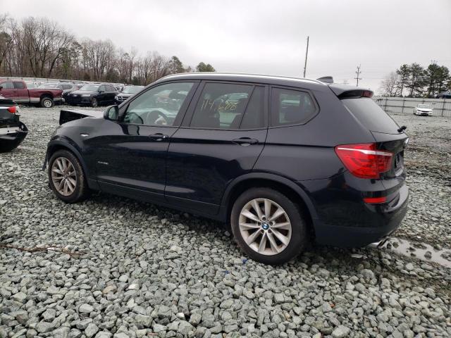 5UXWX9C54G0D69229 - 2016 BMW X3 XDRIVE28I BLACK photo 2