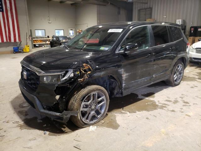 5FNYF8H59NB016139 - 2022 HONDA PASSPORT EXL შავი ფოტო 1