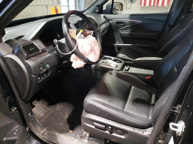 5FNYF8H59NB016139 - 2022 HONDA PASSPORT EXL შავი ფოტო 7