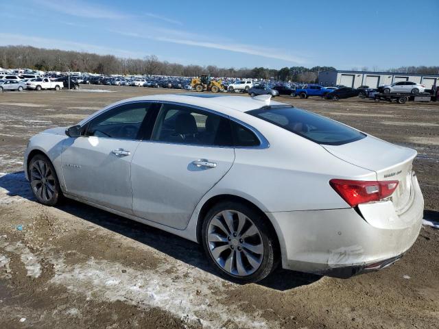 1G1ZE5SX0JF160614 - 2018 CHEVROLET MALIBU PREMIER WHITE photo 2