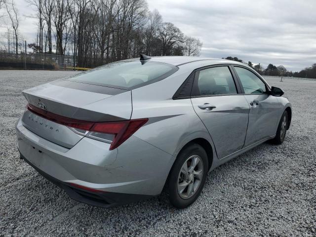 5NPLL4AG7MH047106 - 2021 HYUNDAI ELANTRA SE SILVER photo 3