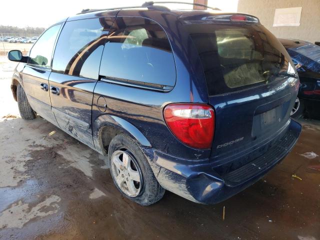 1D8GP45R96B582428 - 2006 DODGE CARAVAN SXT BLUE photo 2