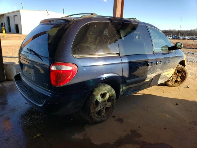 1D8GP45R96B582428 - 2006 DODGE CARAVAN SXT BLUE photo 3