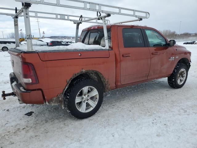 1C6RR7MT3DS645558 - 2013 RAM 1500 SPORT ORANGE photo 3