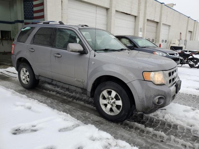 1FMCU04158KB46085 - 2008 FORD ESCAPE LIMITED SILVER photo 4