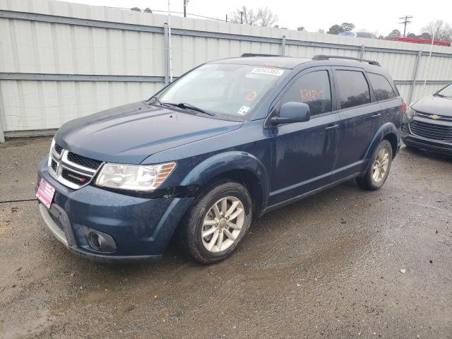 3C4PDCBG5FT708741 - 2015 DODGE JOURNEY SXT BLUE photo 1