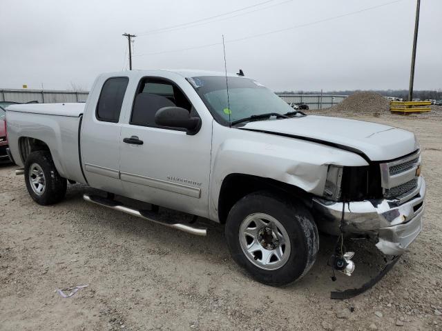 1GCRCSEA8DZ369105 - 2013 CHEVROLET SILVERADO C1500 LT SILVER photo 4